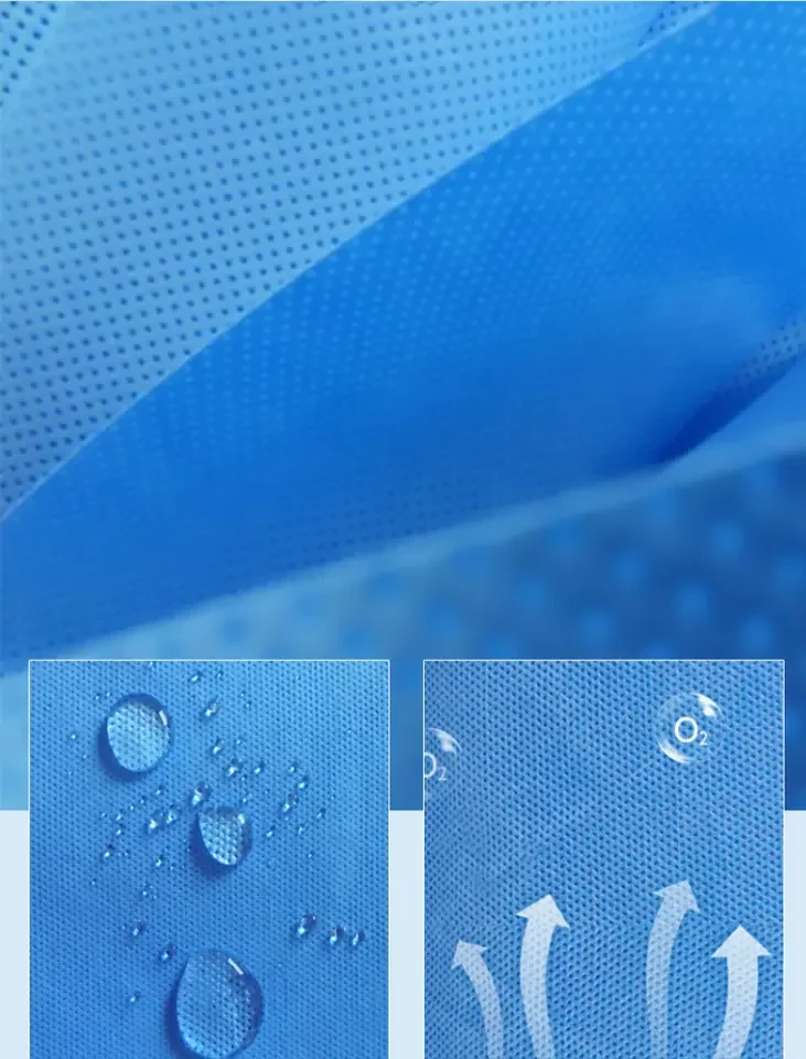 Cheap  lab clothes medical clothing surgical medical patient workwear hospital gown disposable