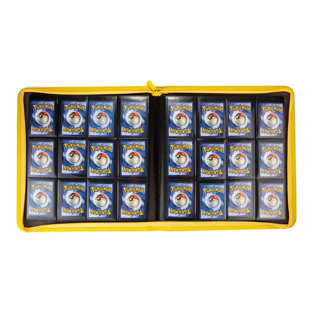 Папка для карточек папка альбомов на молнии 12 карманов с боковой загрузкой 360 TCG MTG gcc YUGIOH