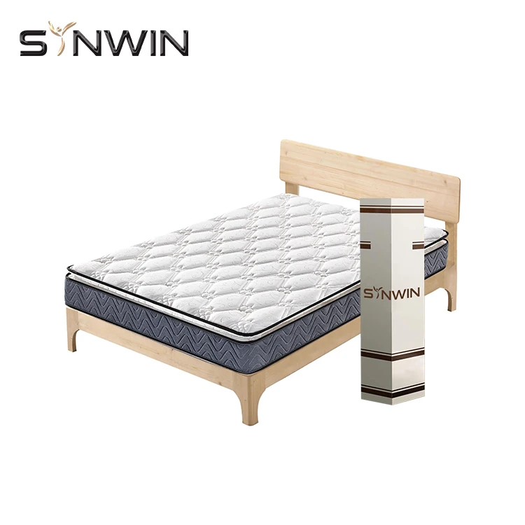 22cm bonnell spring soft foam medium hard pillow top economic price bed mattress