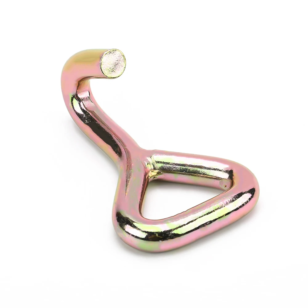 2inch 50mm Metal Single J Hook  Tie Down Hooks For Cargo Control