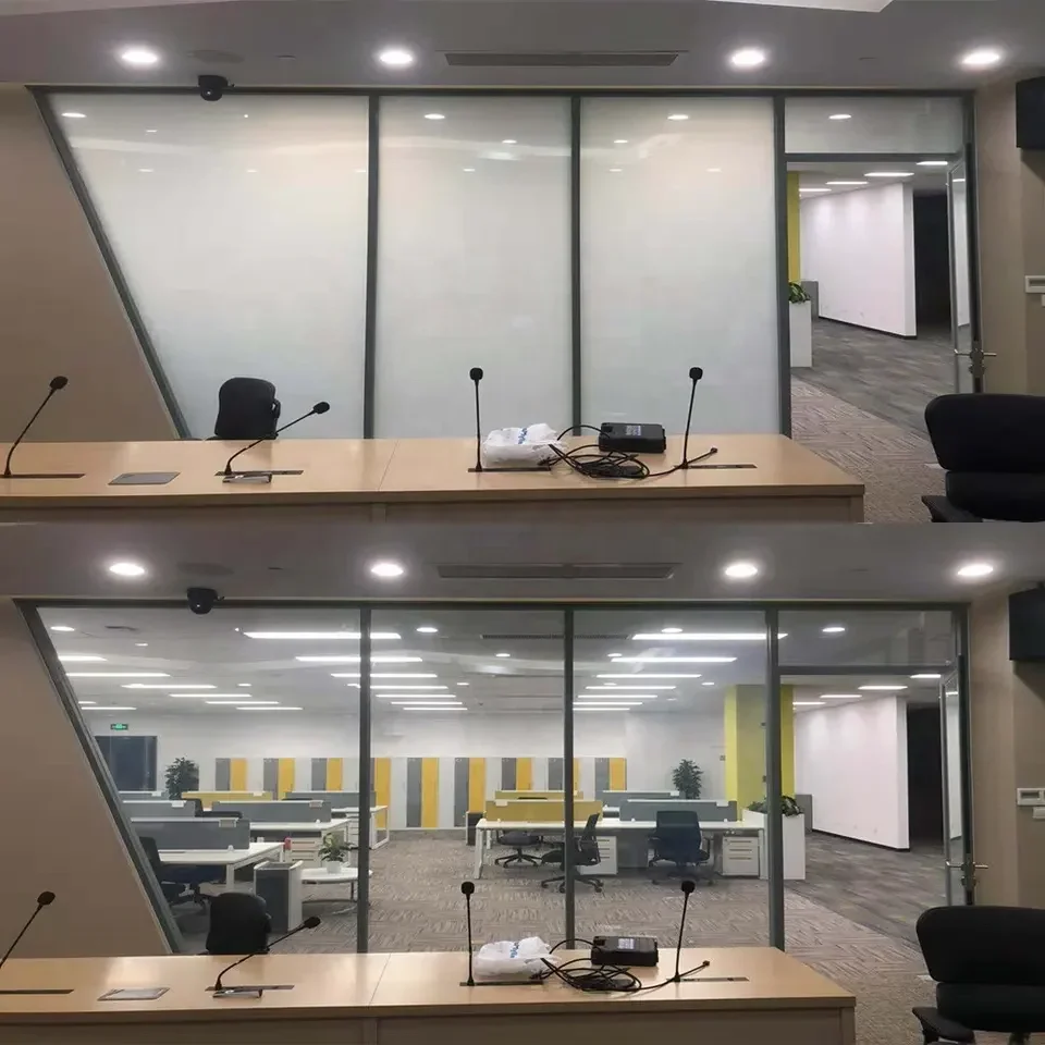 Factory Wholesale Customized PDLC Switchable Smart Glass Laminated Solid Glass for Industrial Medical Lighting Applications