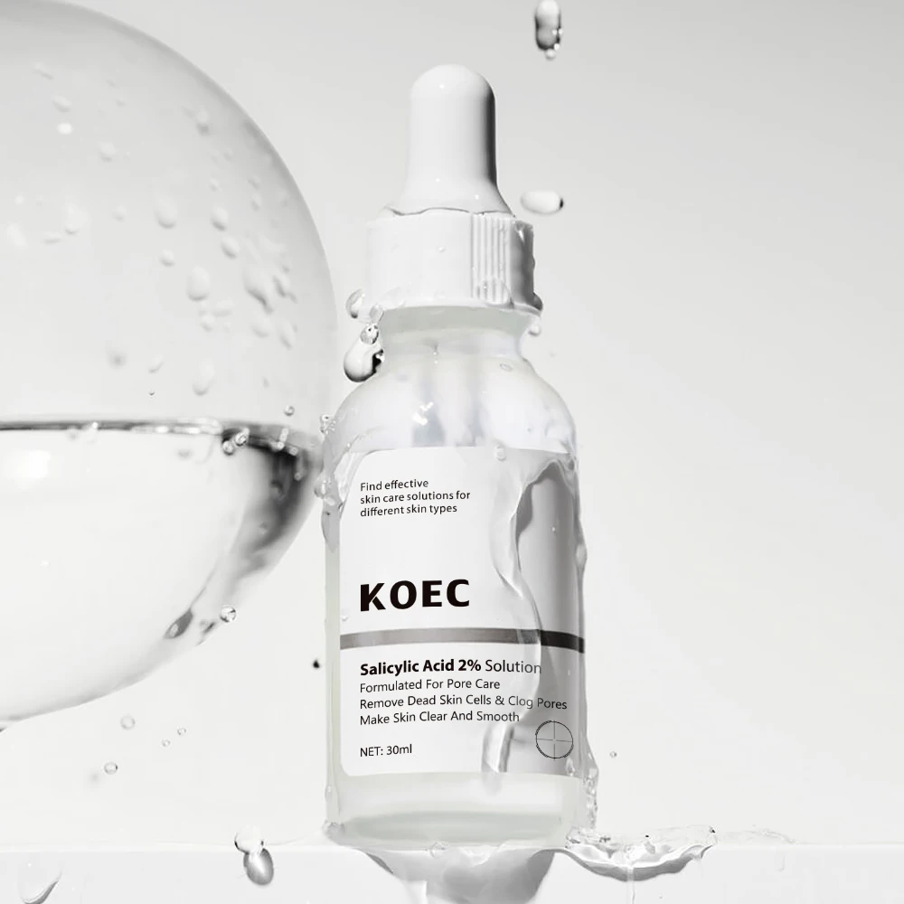 Salicylic Acid 2% Solution Formulated for Pore Care Remove Dead Skin Cells & Clog Pores Accept Private Label wholesale