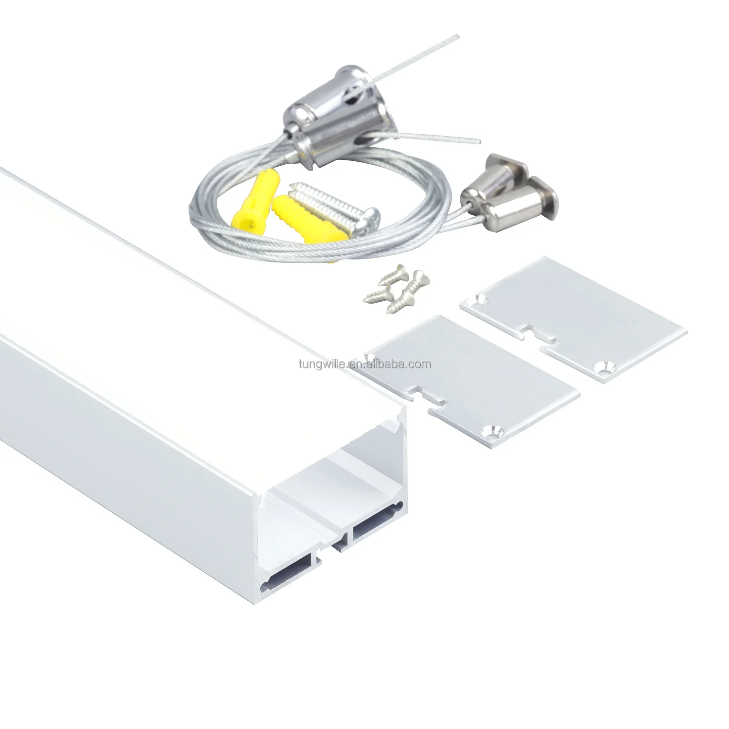 50mm * 32mm High Brightness Pendant Linear Lights LED Linear Lighting Fixtures for Indoor and Outdoor Use