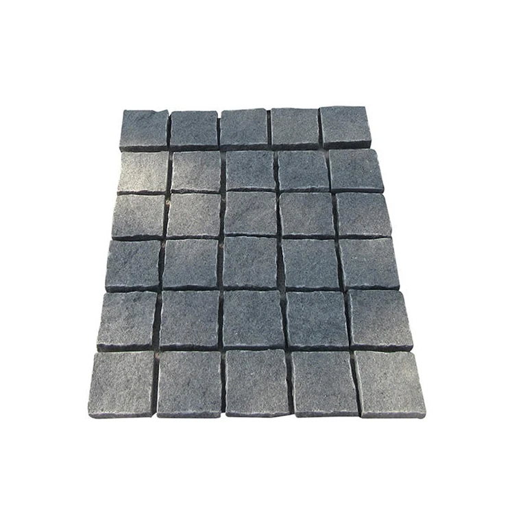 Driveway granite cube stone cheap patio paver stones for sale granite paving stone