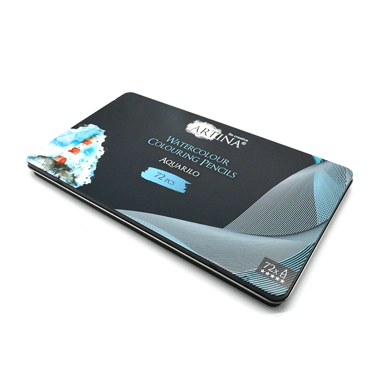 Hot Selling High Grade Environmentally Friendly 3.0 Lead 72 Colour Pencil Set Box