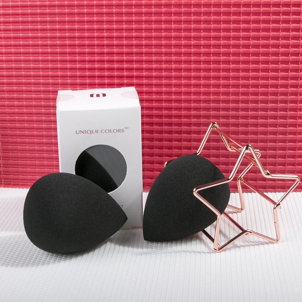 Бесплатный образец, косметическая черная многофункциональная веганская косметическая губка