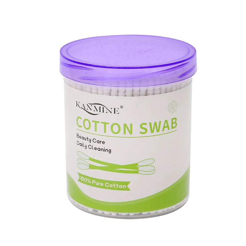 400 twisted paper sticks double round swab cotton