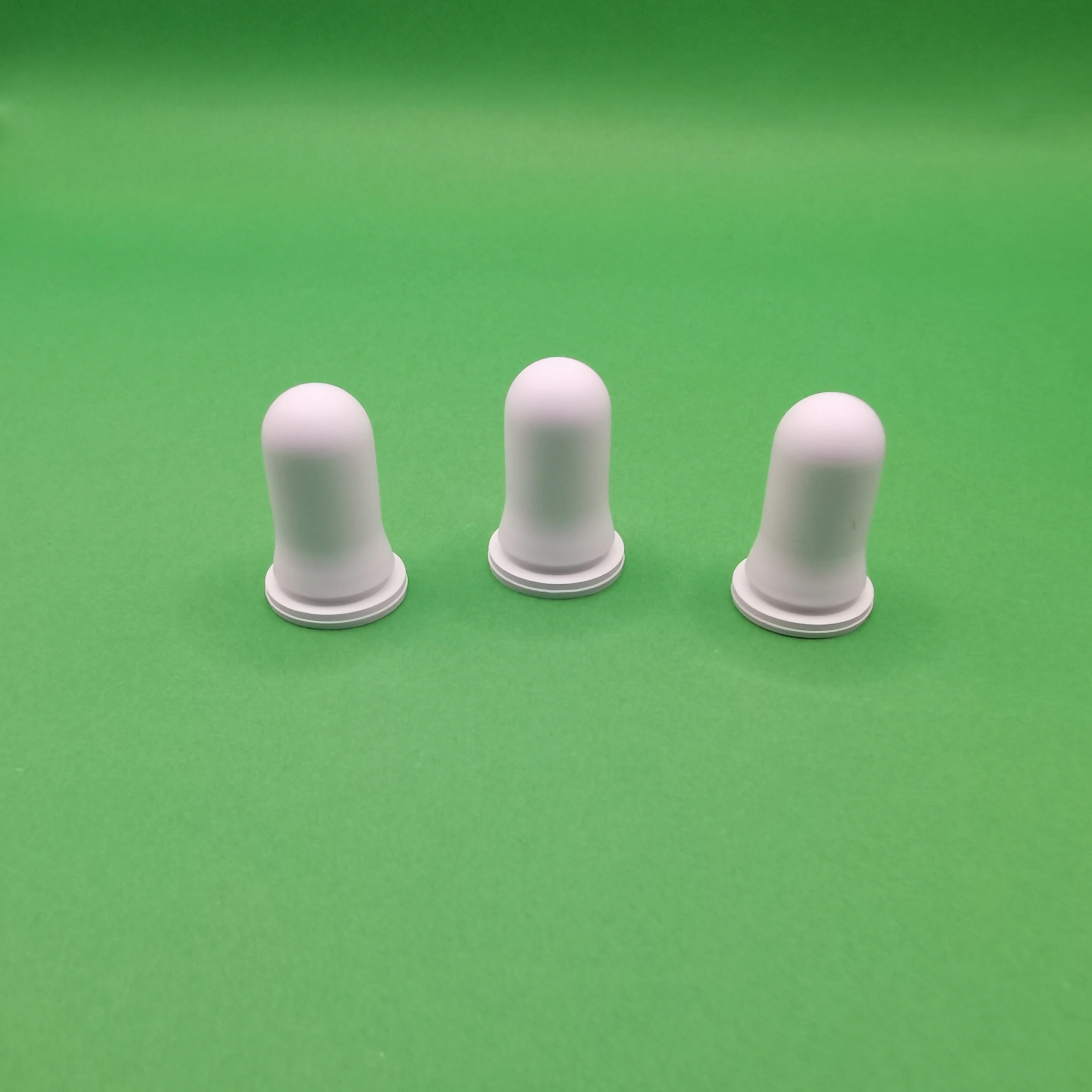 18mm matte white NBR rubber teat nipple bulb dropper