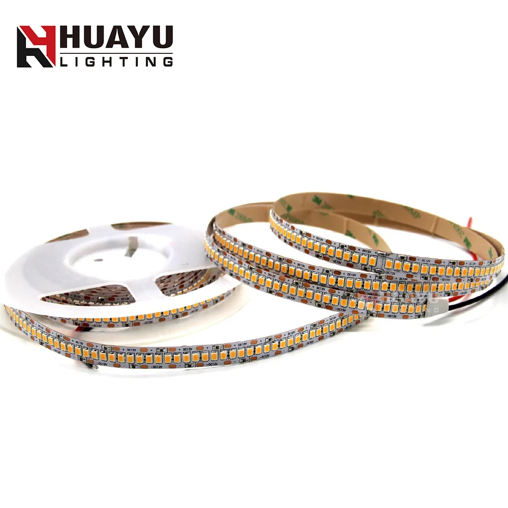 Hot Selling 240leds/m 12V 24V SMD 2835 2700 to 6500K 19.2W Warm White Natural White Cool White Led Light Strip