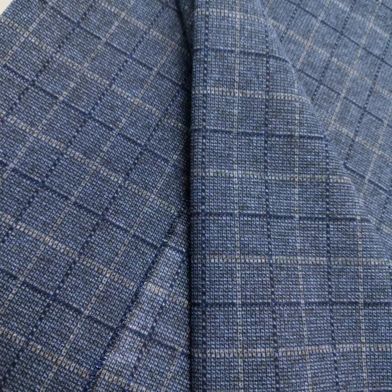 India fabric king hot sell RT roma print fabric 380gsm ponte roma knitted check king roma dobby for pants