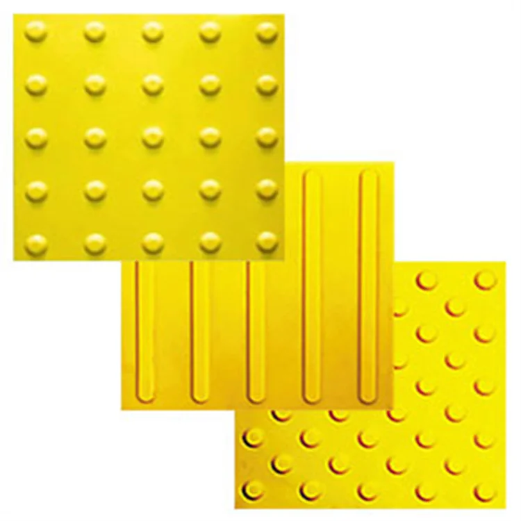 wholesale rubber pvc walkway outdoor indicator tactile paving tiles rubber tactiles