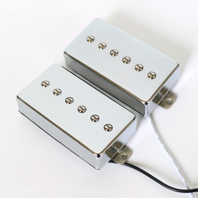 Никель-серебристая крышка и база P90 стиль LP гитарные звукосниматели с магнитной платой AlNiCo V для качественных гитар OEM
