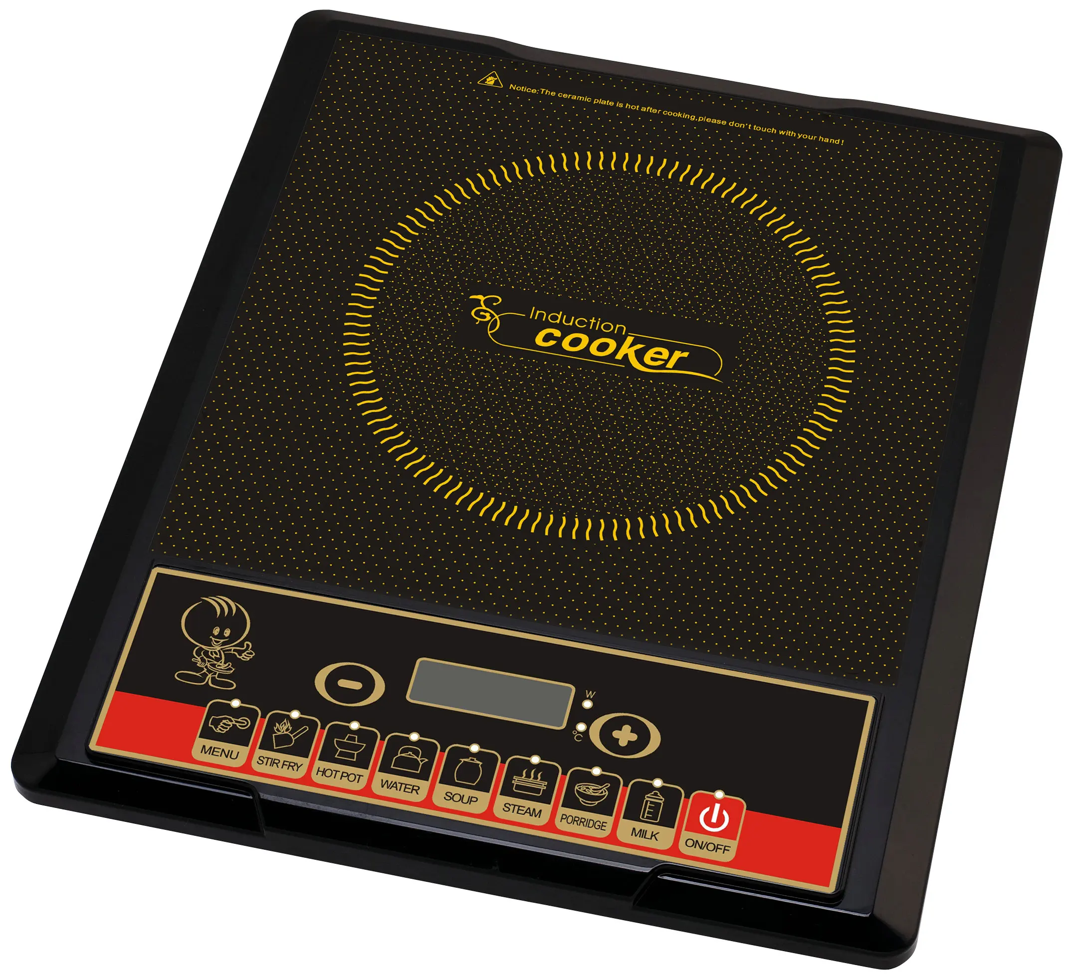 
key press control ceramic induction cooker 