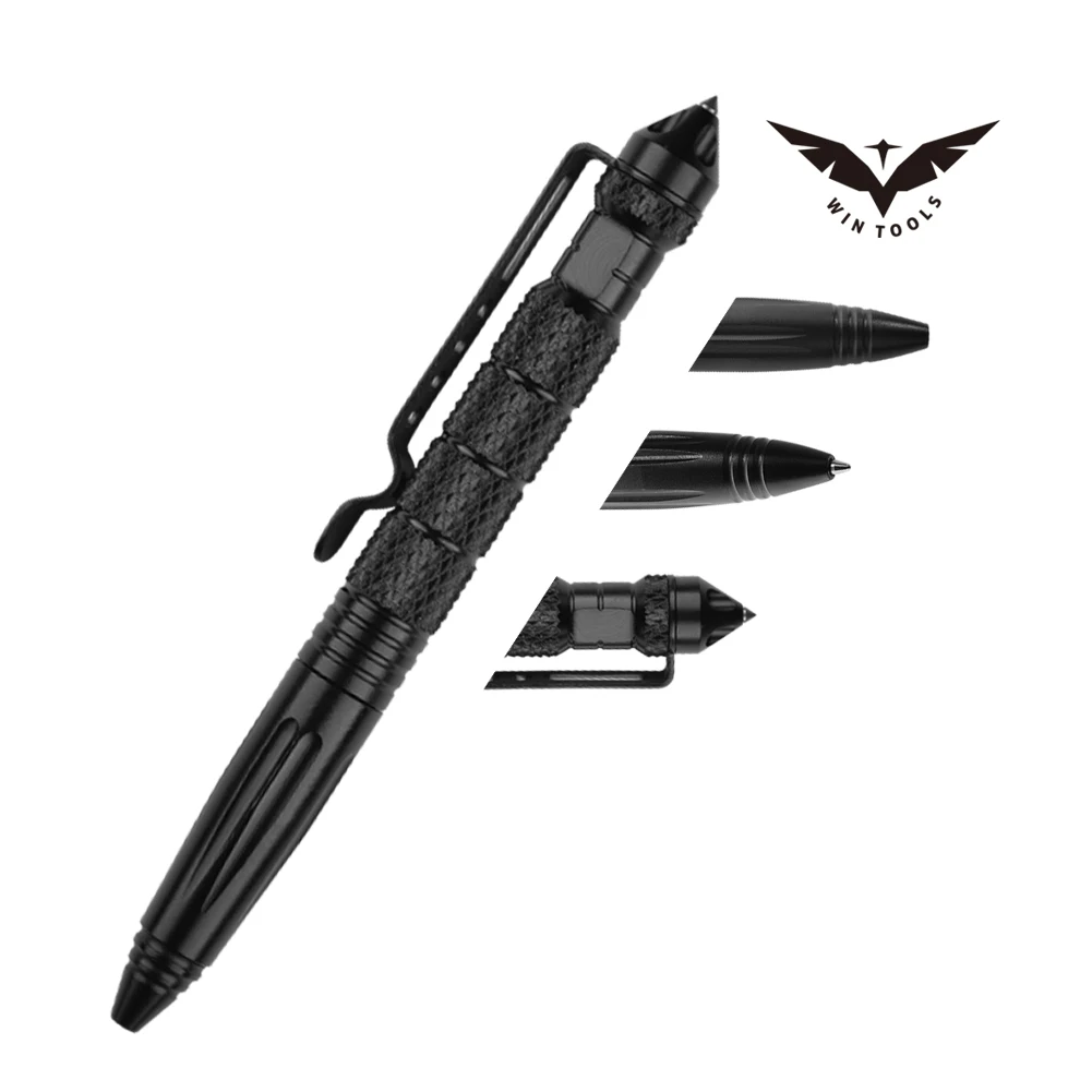Outdoor Emergency Rescue Tools Multi functional tactical pen with tungsten tip for glass breaking