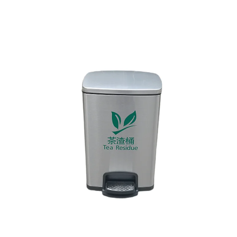 Custom Metal Bin Waste Stainless Steel With Powder Coating Trash Can Storage Bin Outdoor Commercial Waste Garbage Bin
