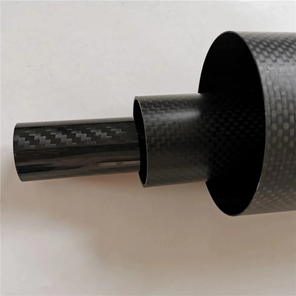 Custom 3k Twill Carbon Cfrp Fiber Tube For Mobile Phone Support