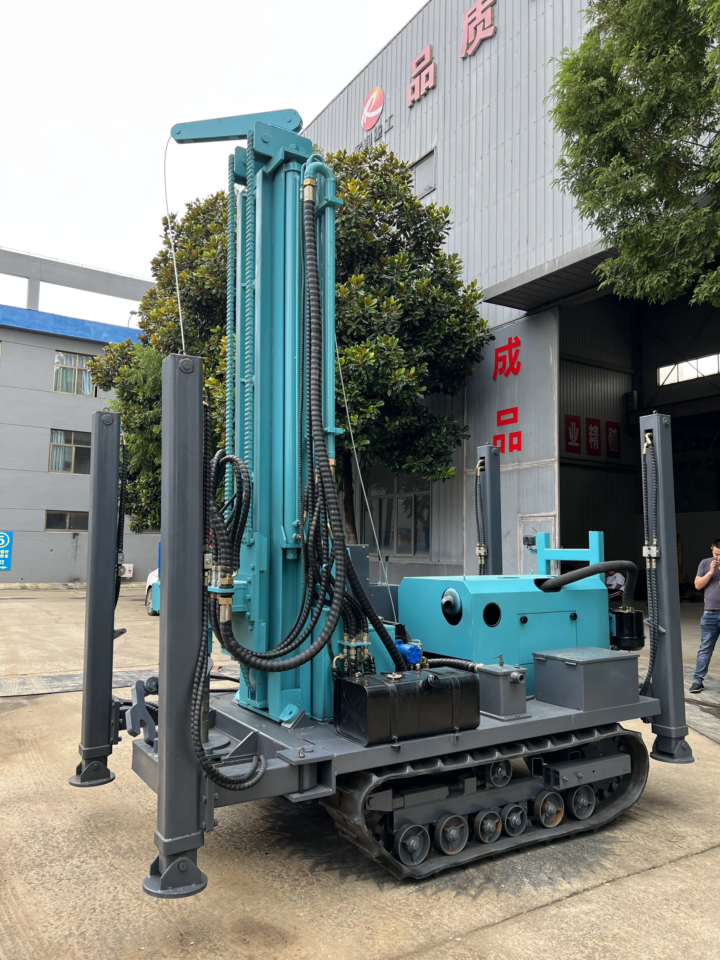 2024 Hongrun drill rig Pneumatic Crawler DTH Drill Rig