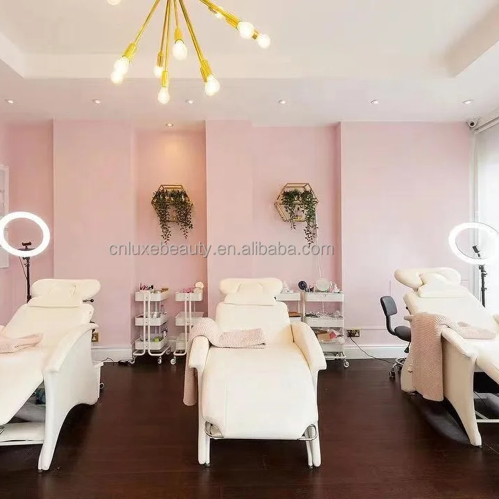 Мебель для салона красоты, 4 мотора, электрическая Многофункциональная Мебель для салона красоты, спа, педикюра, татуировки, коммерческого салона, Массажная кровать