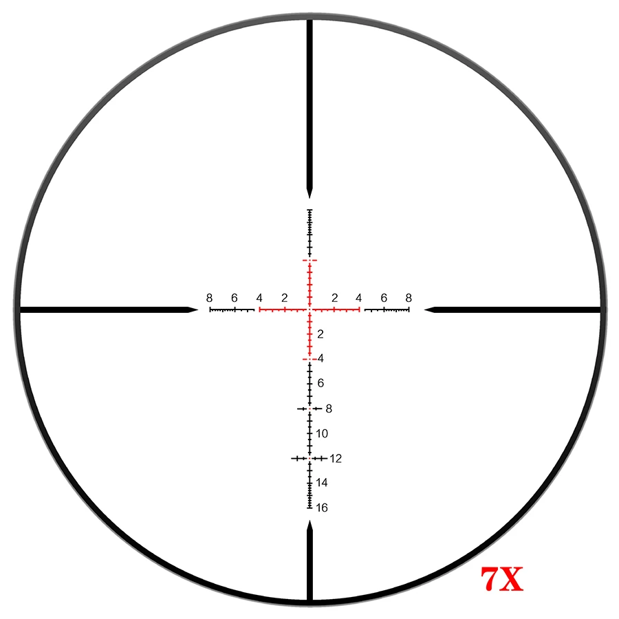 Optical Scope HD 3-12X44 Side Focus with 1/10M 1cm Adjust with 10 yards Scopes Tactical Hunting Sight Scope