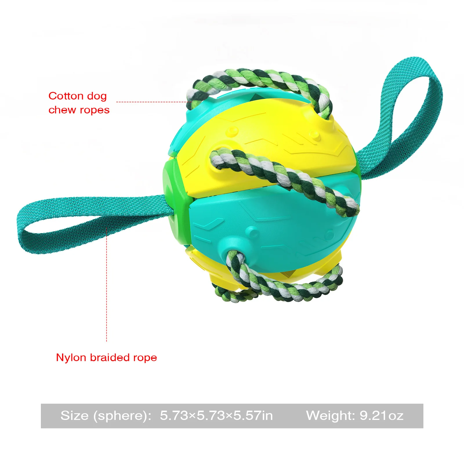 High Quality Shape Changing Ball Toy Outdoor Training Foldable Flying Disc Interactive Dog Toys