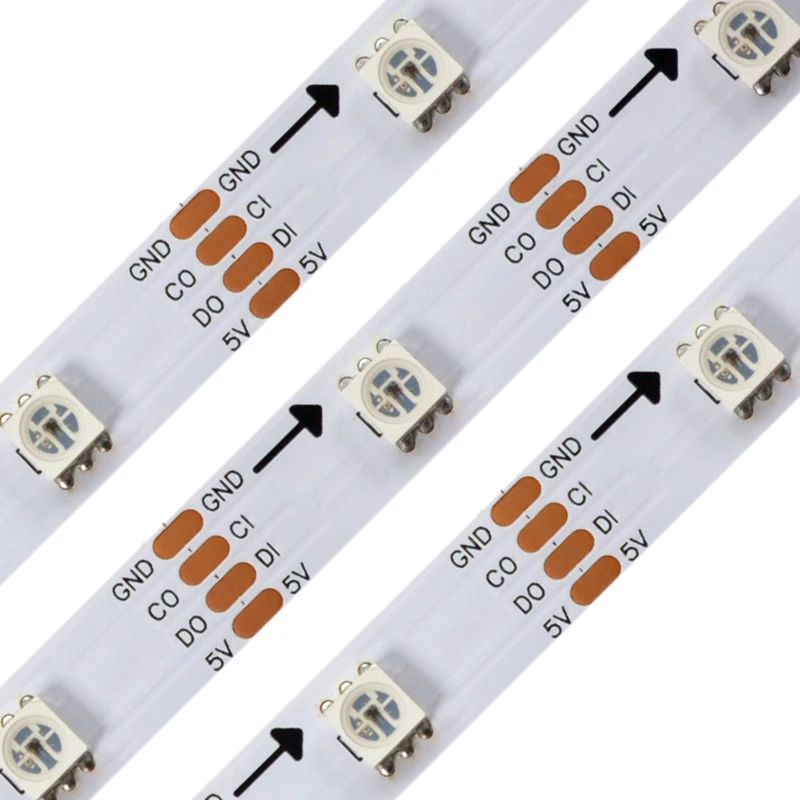 Новая Светодиодная лента SMD5050 10 мм 8 2 Вт/м