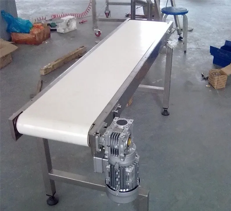 food factory Belt conveyor cake bread biscuit white food grade belt conveyor cooling conveyor line