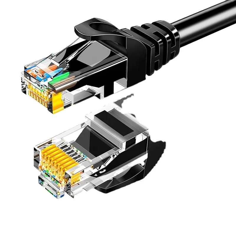 Cat5e Utp Patch Cord Ethernet Cable Rj45 Connector Lan Cable Unshielded and Oxygen Free Copper Cat5e Network Cable