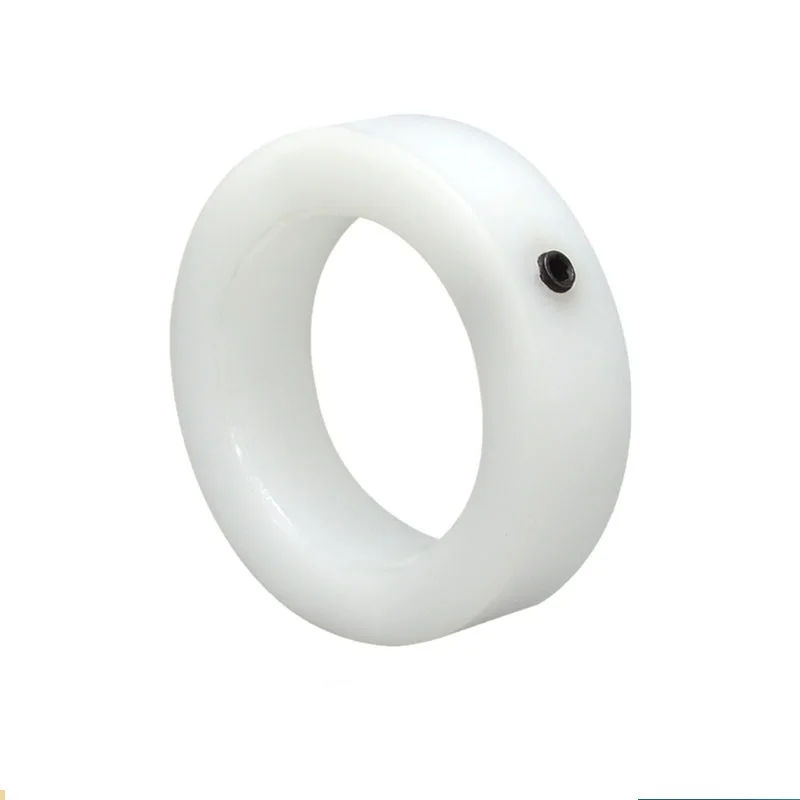 POM Shaft Collars Clamping Elements Retaining Ring Shaft Sleeve Thrust Ring Throat Clamp Fixed Sleeve Stop Rings in stock