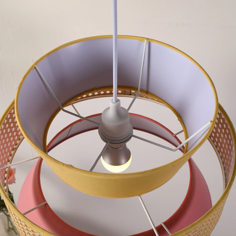 High quality custom ceiling lamps blue cheap hotel living room hanging lights modern for home decor