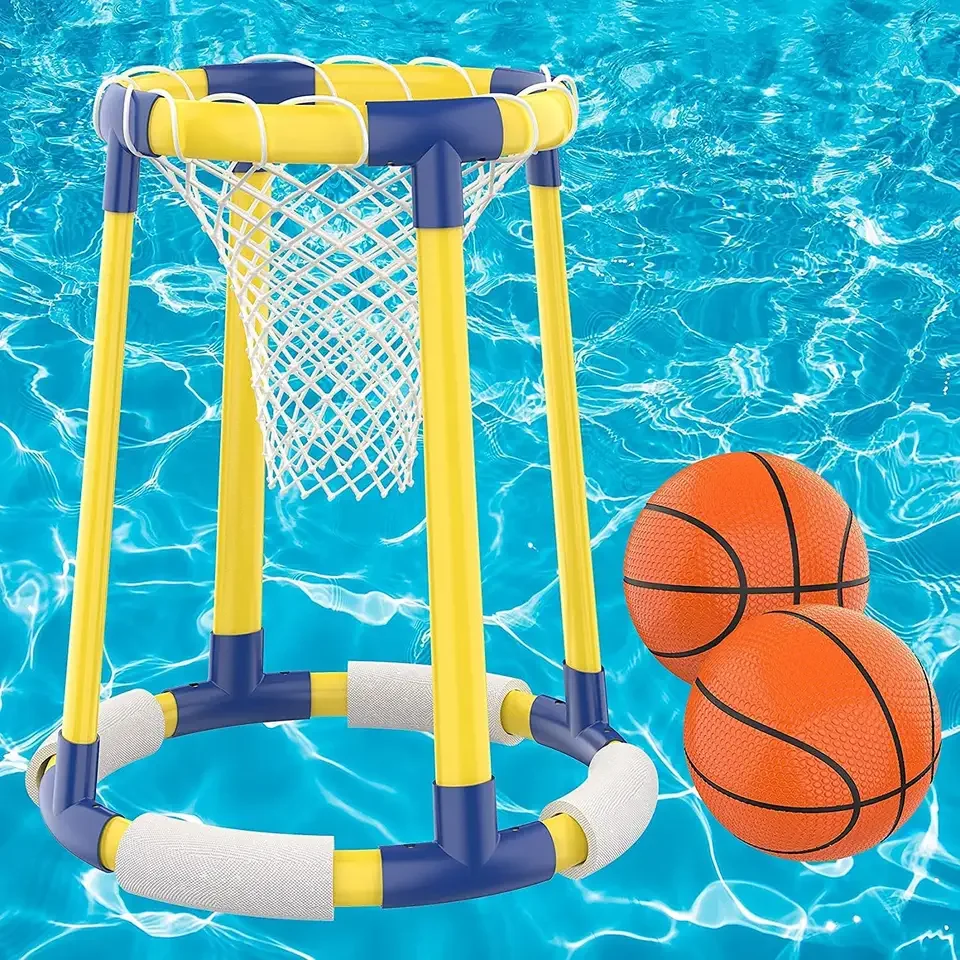 Best Selling Eco-Friendly Swimming Pool Basketball Toy Floating Basketball Hoop Outdoor Water Game Pool Toys For Kids Adults