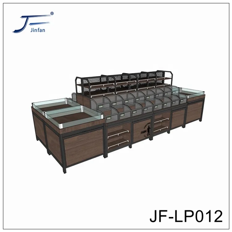 Customized Supermarket store loose packed food candy chocolate sweet display shelf rack