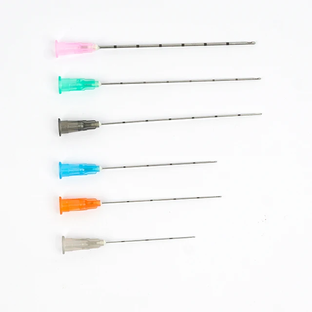 Cannula Suction Cannula Meso Needle Dermal Filler Blunt Tip 25g 50mm micro cannula filler injection