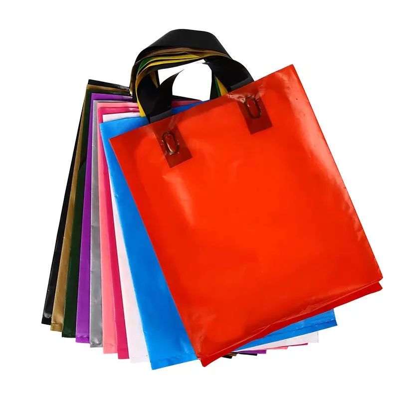 Biodegradable Packing Shopping Printed Small Plastic Pvc Packaging Bag With Own Logo