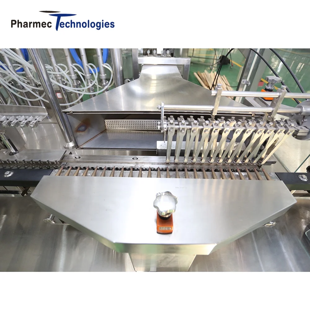 Pharmaceutical Cosmetic Injection Automatic Glass Ampoule Filling and Sealing Machine