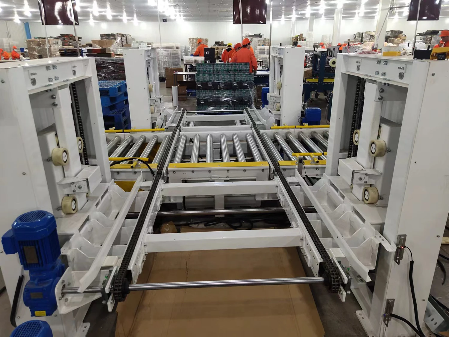 Vertical conveyors for pallets streamline vertical transportation in facilities with various connected levels