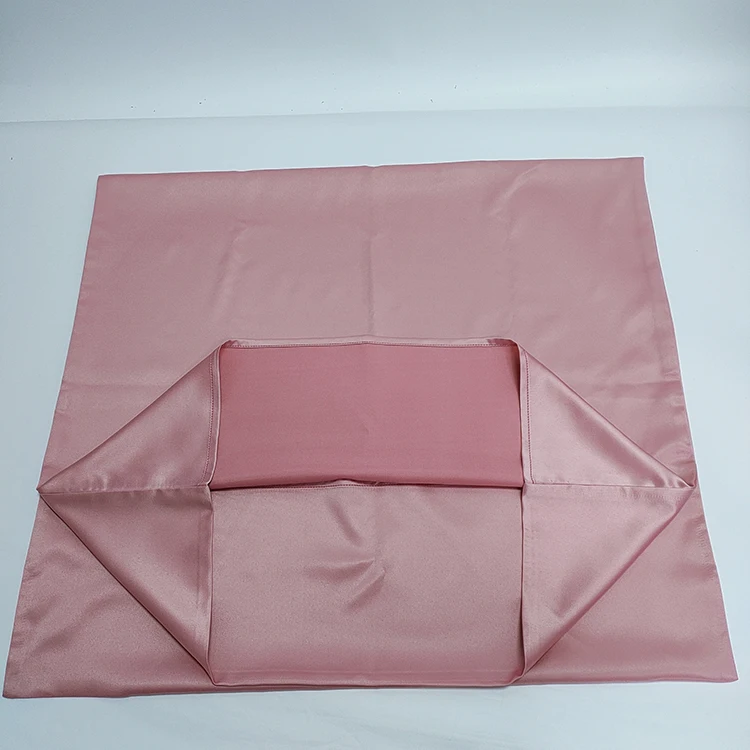 High Quality King Size Envelope Silk-Like Pillowcase Polyester Satin Pillow Case For Hair Care