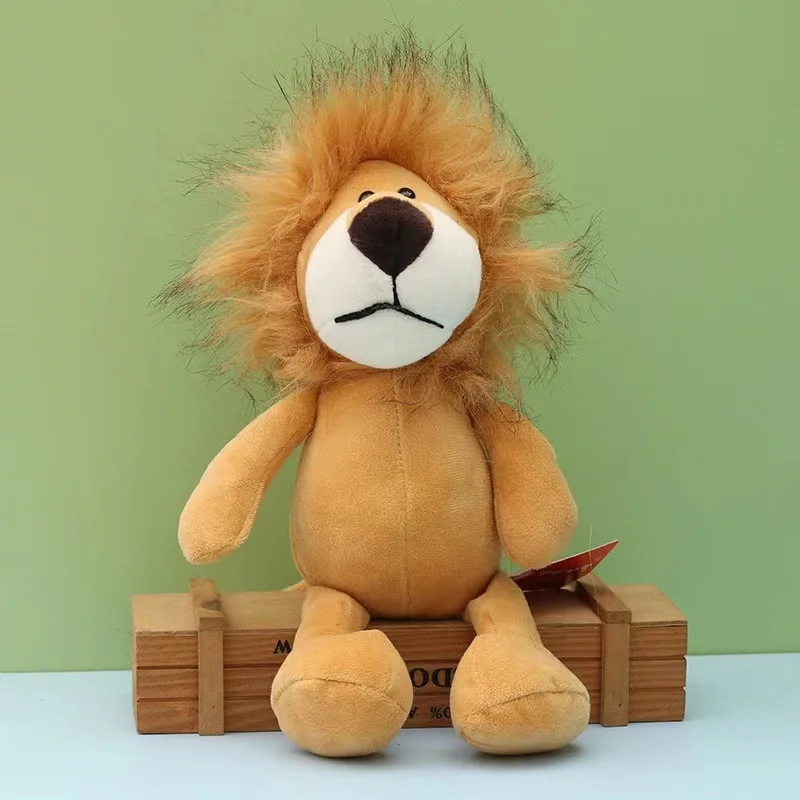 Forest Jungle Animals Lion Giraffe Monkey elephant Lion Plush Toys Stuffed Zoo Animals Plush