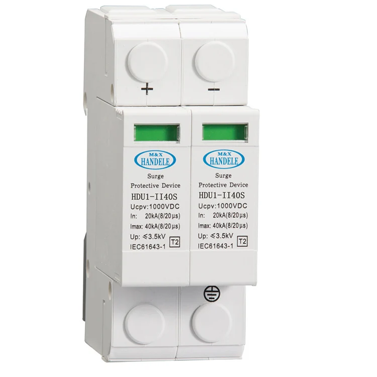 40KA DC Surge Protector for Solar System Surge Protection Device DC SPD for solar energy 600VDC 800VDC 1000VDC 1500VDC
