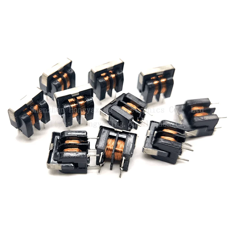 UU9.8/UF9.8 DIP common-mode inductance 40MH filter transformer 7 * 8 pin pitch pure copper wire thick wire direct insertion