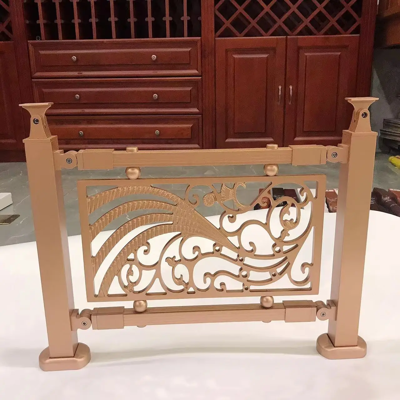 Wholesale customized copper stair handrails with beautiful design
