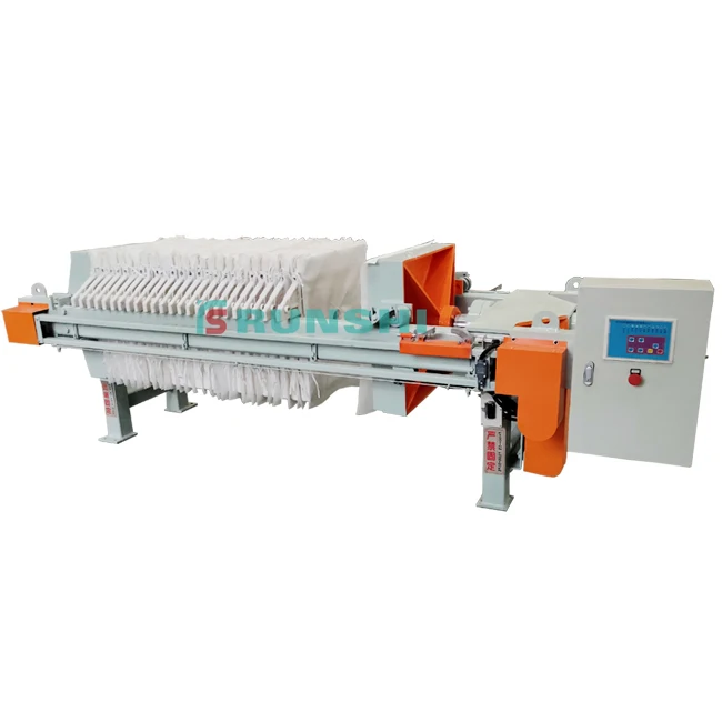 High pressure filtering machine automatic membrane filter press manufacturer