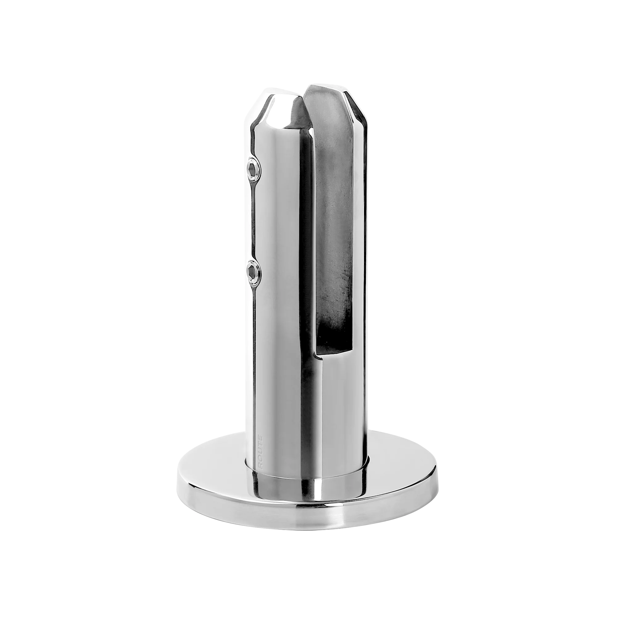 Round Base Glass Spigot Mirror and Satin Base Plated Glass Swimming Pool Fencing spigot With Round Flat Cover