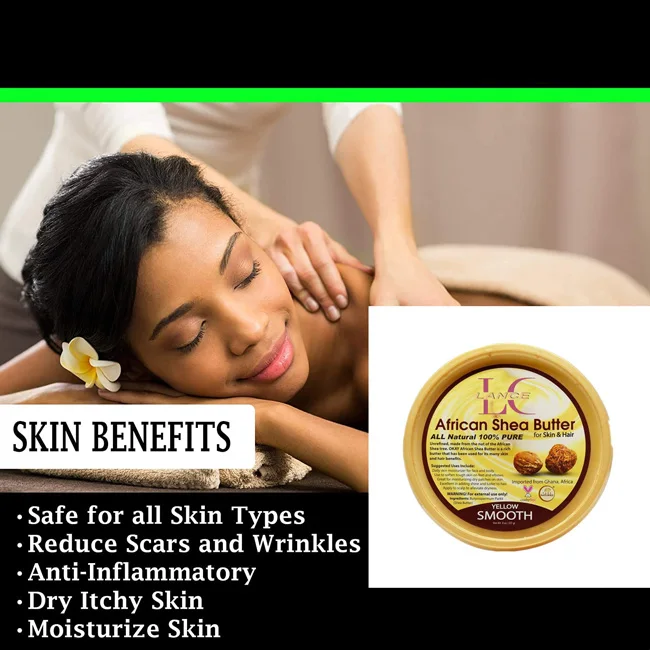 OEM 200g container jar soft shea body butter with  oil for dry skin