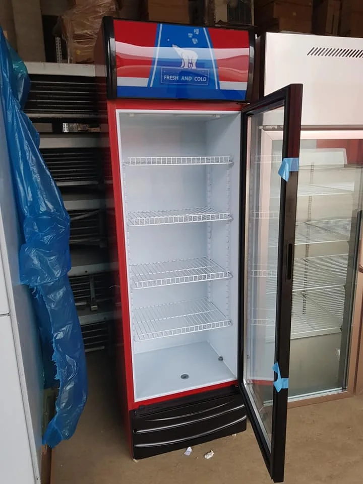 Коммерческий супермаркет однодверный мини-холодильник Pepsi стеклянный дисплей с морозильной