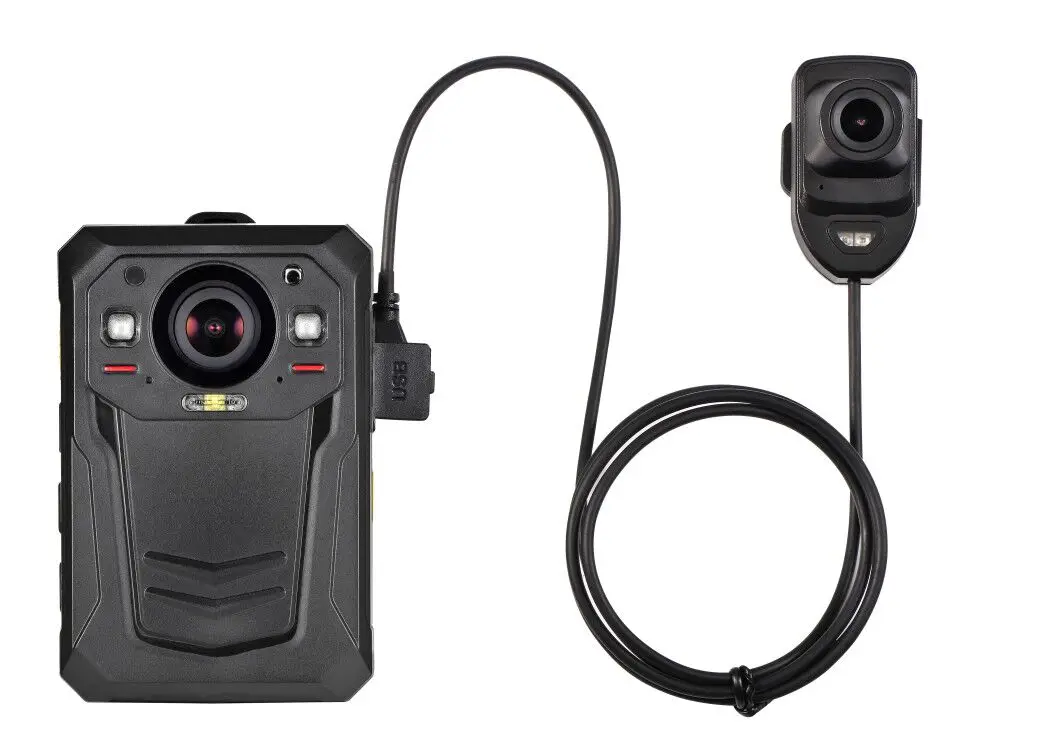 4G Wearable Body Worn Camera with Intercom AES256 SOS Button IP67 Night Vision for Security Law Enforcement