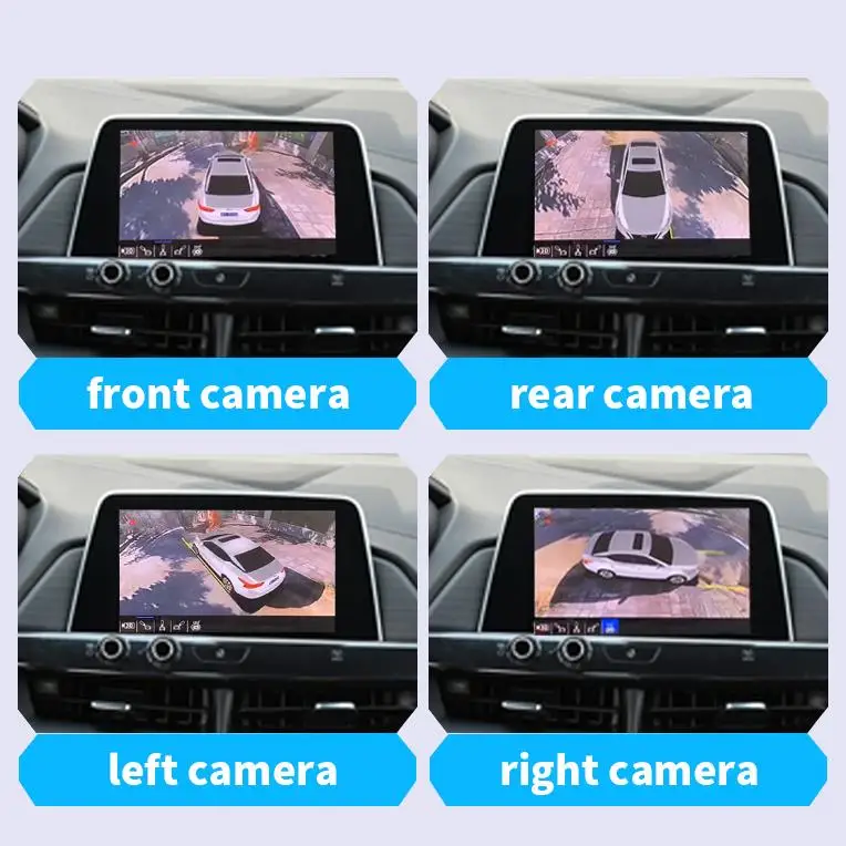 HD night vision bird view 360 degree bird view car camera system manufacturer for A6
