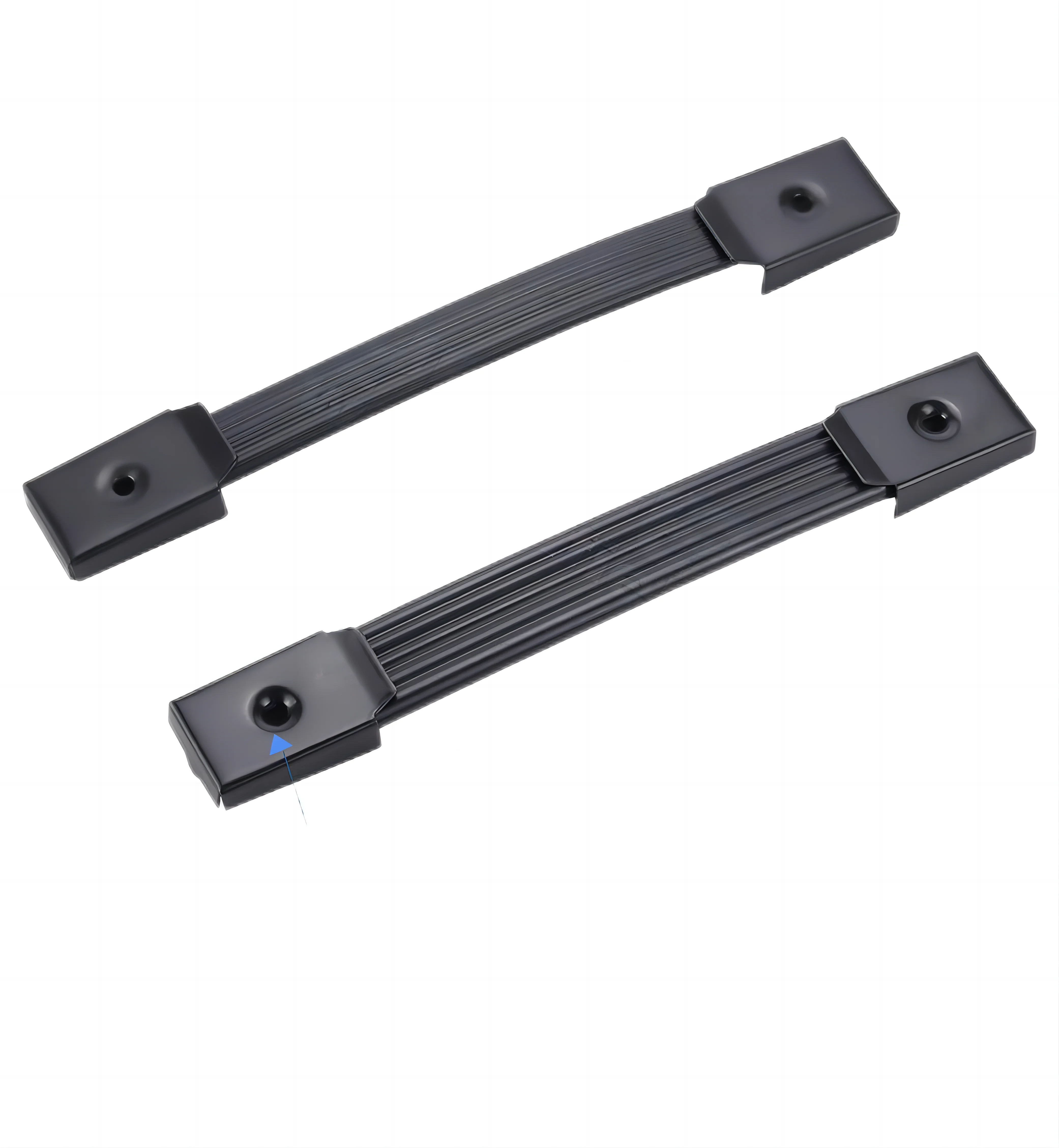 Portable PVC Telescopic Handle with Steel Base Straight Plastic Handle for Boxes