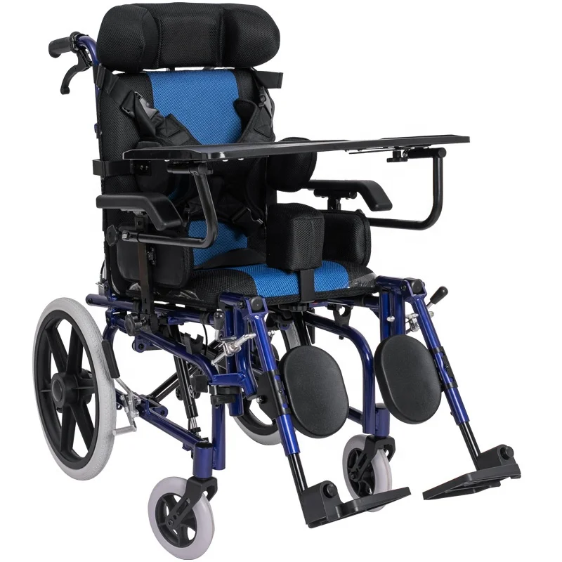 THR-CW958L Rehabition equipment cheap recliner standing wheelchair for cerebral palsy children