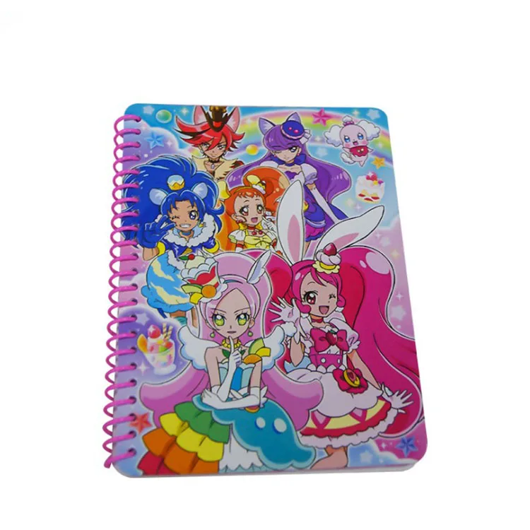 
Оригинальный многоразовый спиральный блокнот формата А5 с мультяшным рисунком и обложкой, блокнот с линейкой, спиральный блокнот с принтом, оптовая продажа 