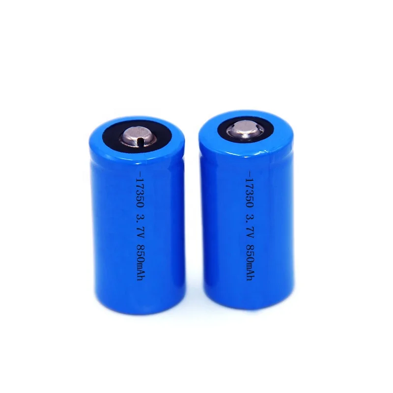 Factory directory supply  Long Cycle Life li ion batteries 3.7V 17350 rechargeable battery 10C For electronical product